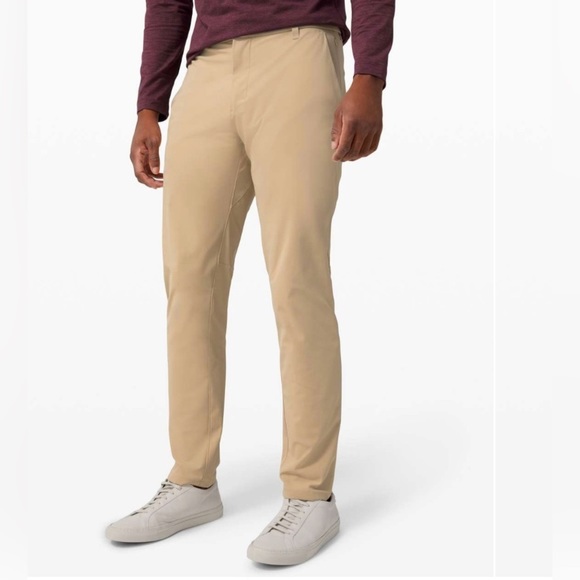 Lululemon Commission Trench (Tan) Classic-Fit Pant Warpstreme Men’s Size 29x28” - Picture 7 of 7